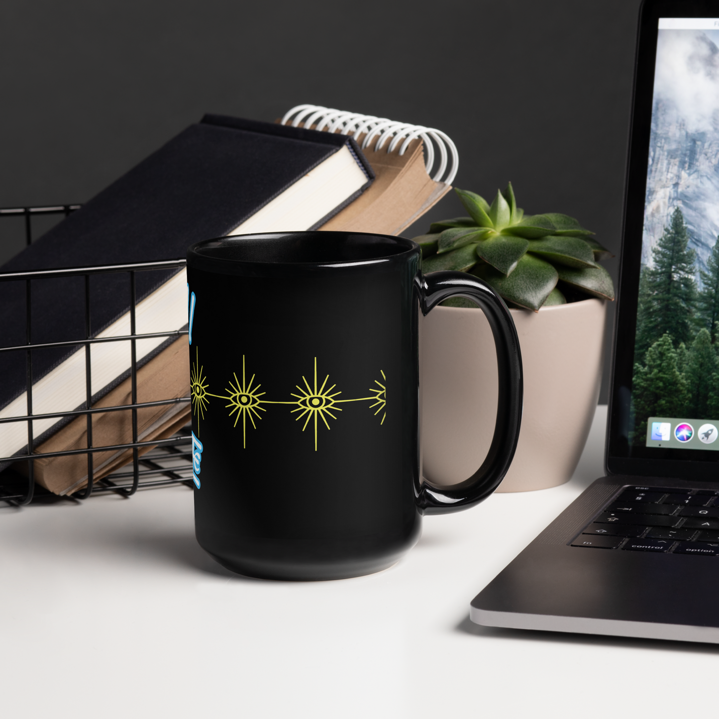 Black Glossy Mug (Still I Rise)