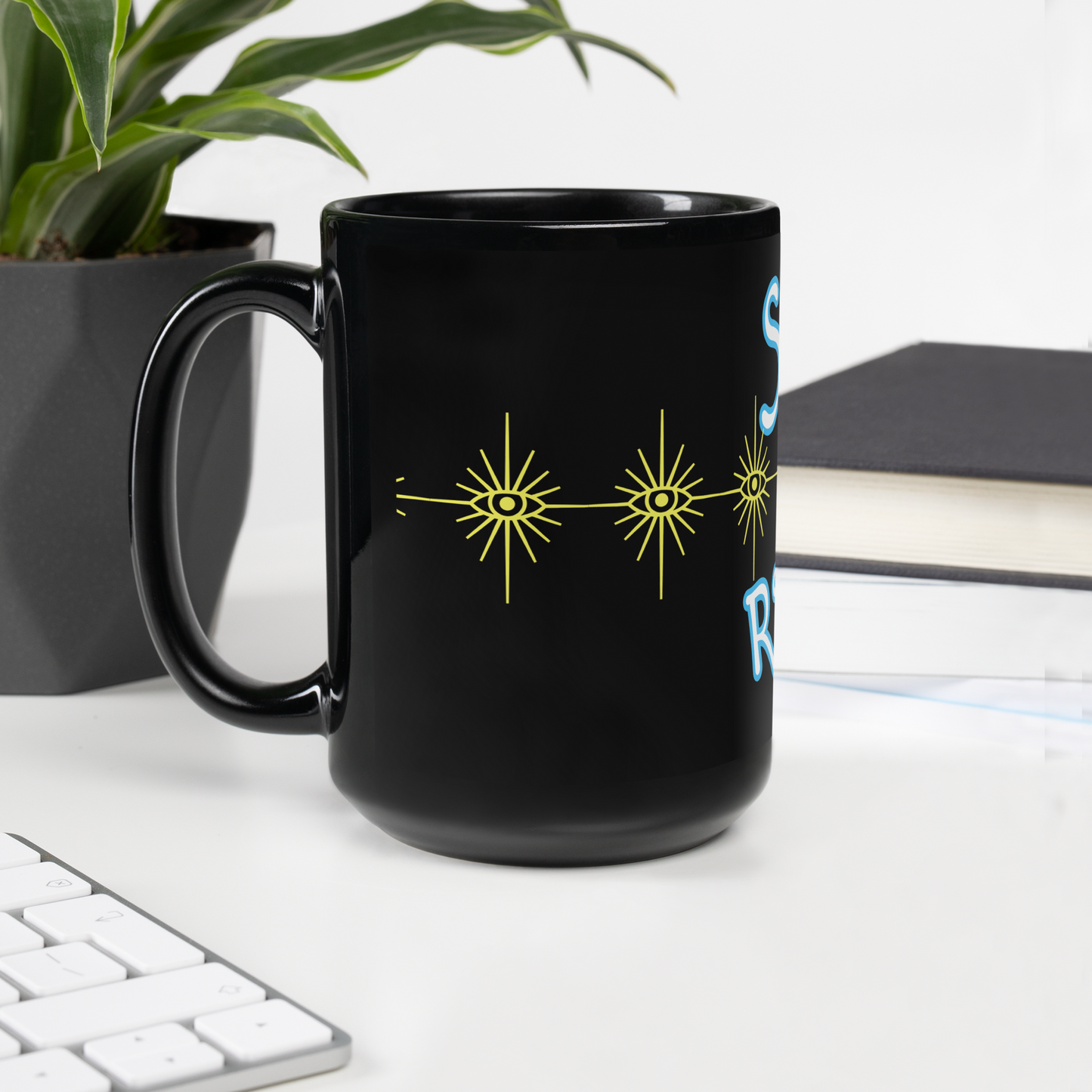 Black Glossy Mug (Still I Rise)