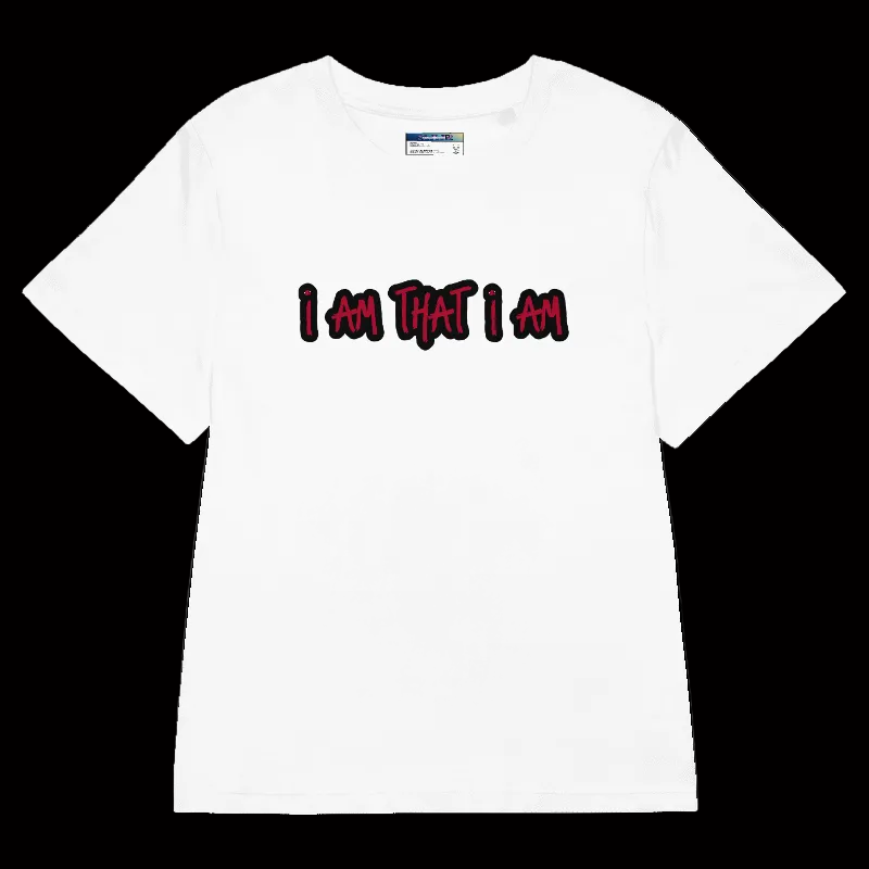 Feminine 'I AM THAT I AM, THAT IS ENOUGH' Organic Cotton T-Shirt