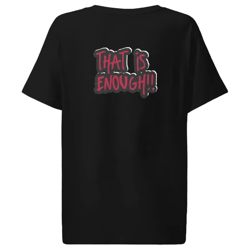 Feminine 'I AM THAT I AM, THAT IS ENOUGH' Organic Cotton T-Shirt