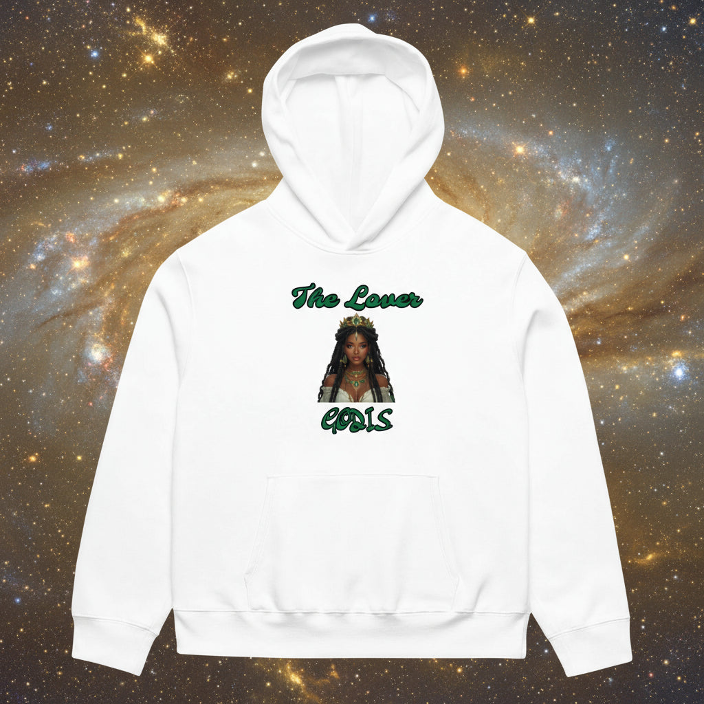 Feminine 'The Lover Godis' Oversized Heavyweight Hoodie